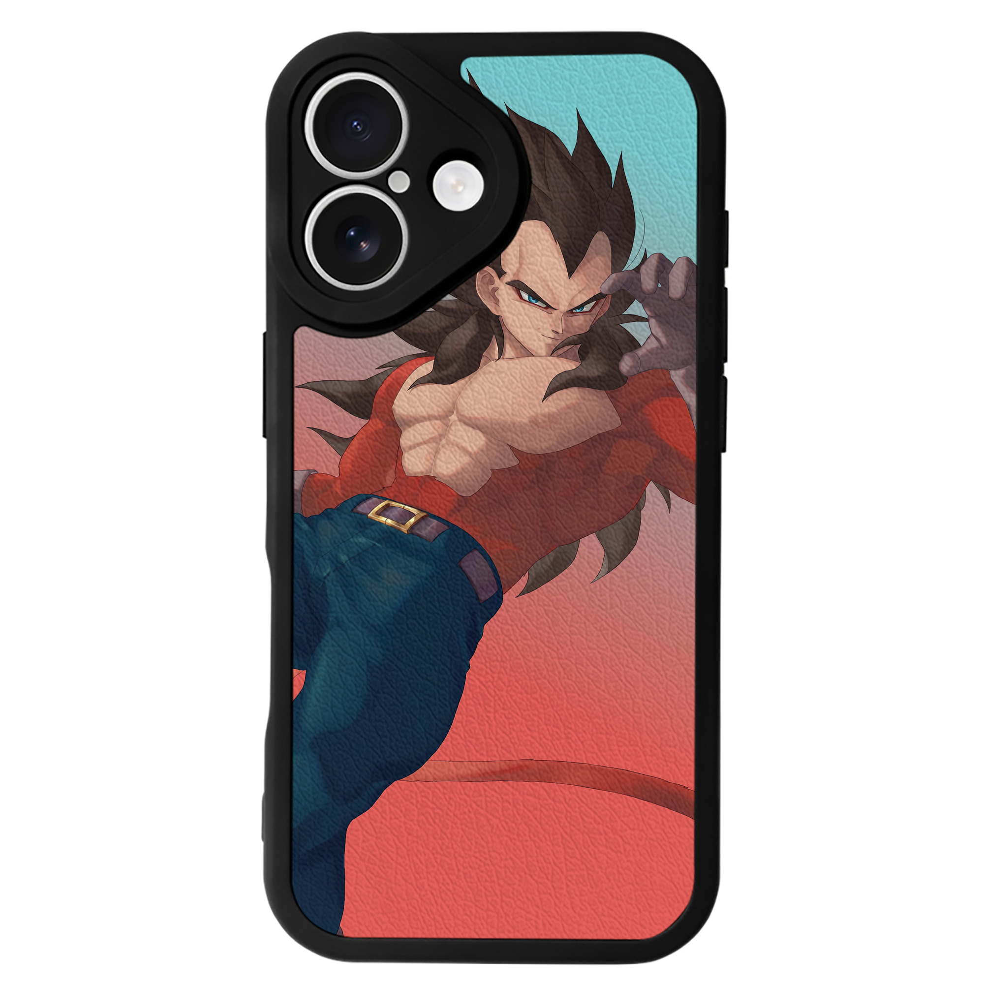（画像用） ドラゴンボール DRAGON BALL 【iPhone 16シリーズ対応】シリコンスマホケース（レザー調） 材質：シリコン